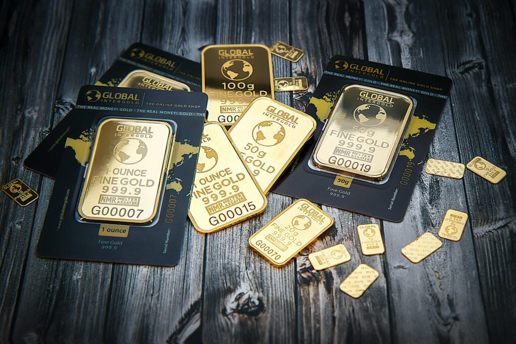 Gold bars